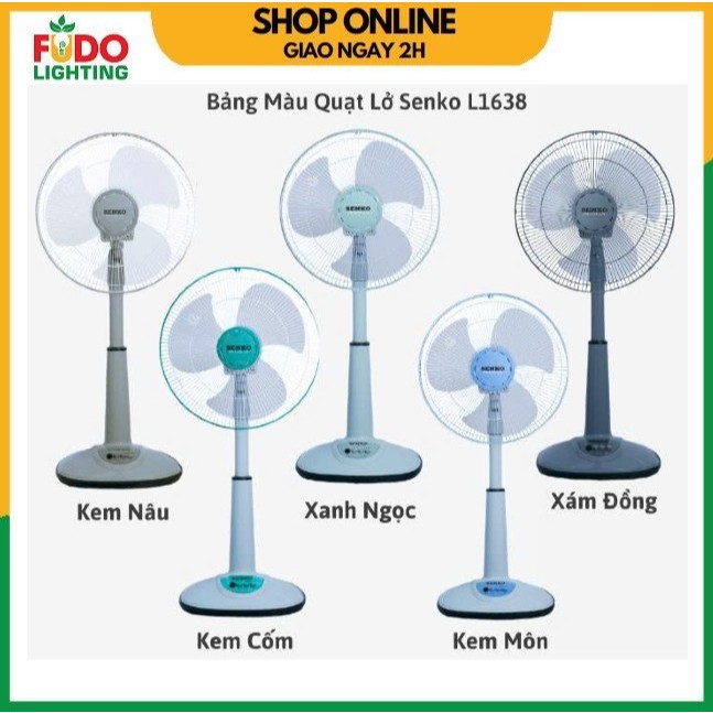 <HỎA TỐC> Quạt lửng SENKO L1638 47W chính hãng, lõi đồng 100% BH 12 tháng