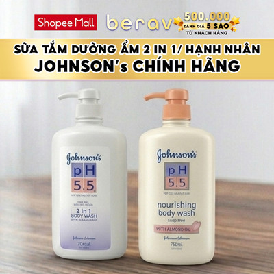 Sữa tắm Johnson's Adult pH 5.5 dưỡng ẩm da dành cho người lớn  - 750ml