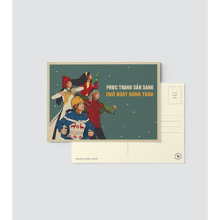 Postcard/Bưu thiếp tranh cổ động