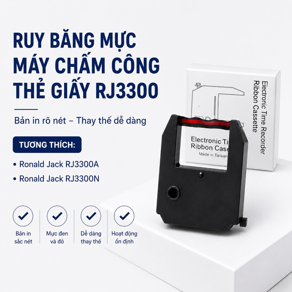 Mực máy chấm công Ronald Jack RJ-3300A