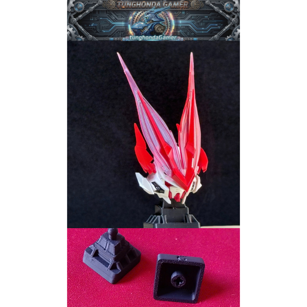 Mô hình keycap phụ kiện đầu head dragonic lắp ráp cho MG 1/100 astray gundam ban.dai daba.n - tungho