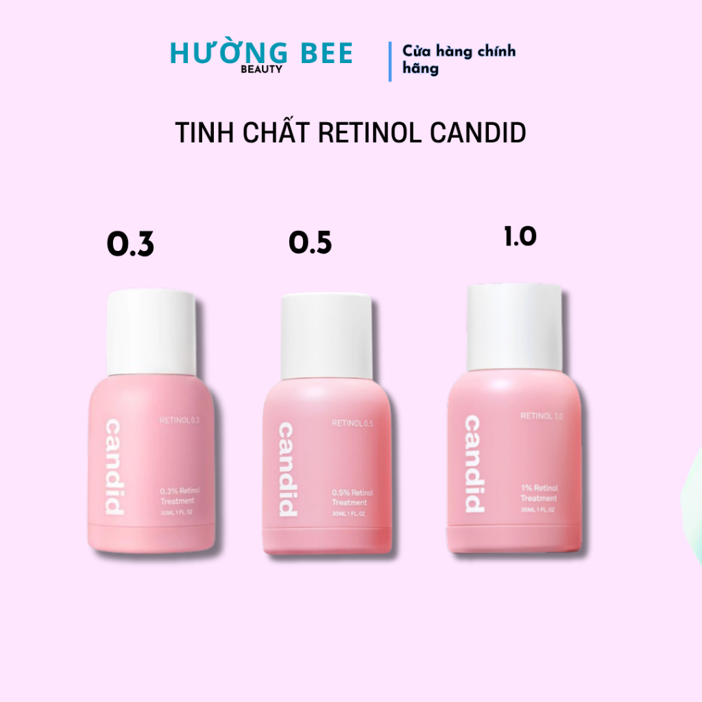 [ chiet] Tinh Chất Retinol Candid Chống Lão Hóa, Nhăn Candid 0.5% Retinol/ 1% Retinol Treatment 30ml