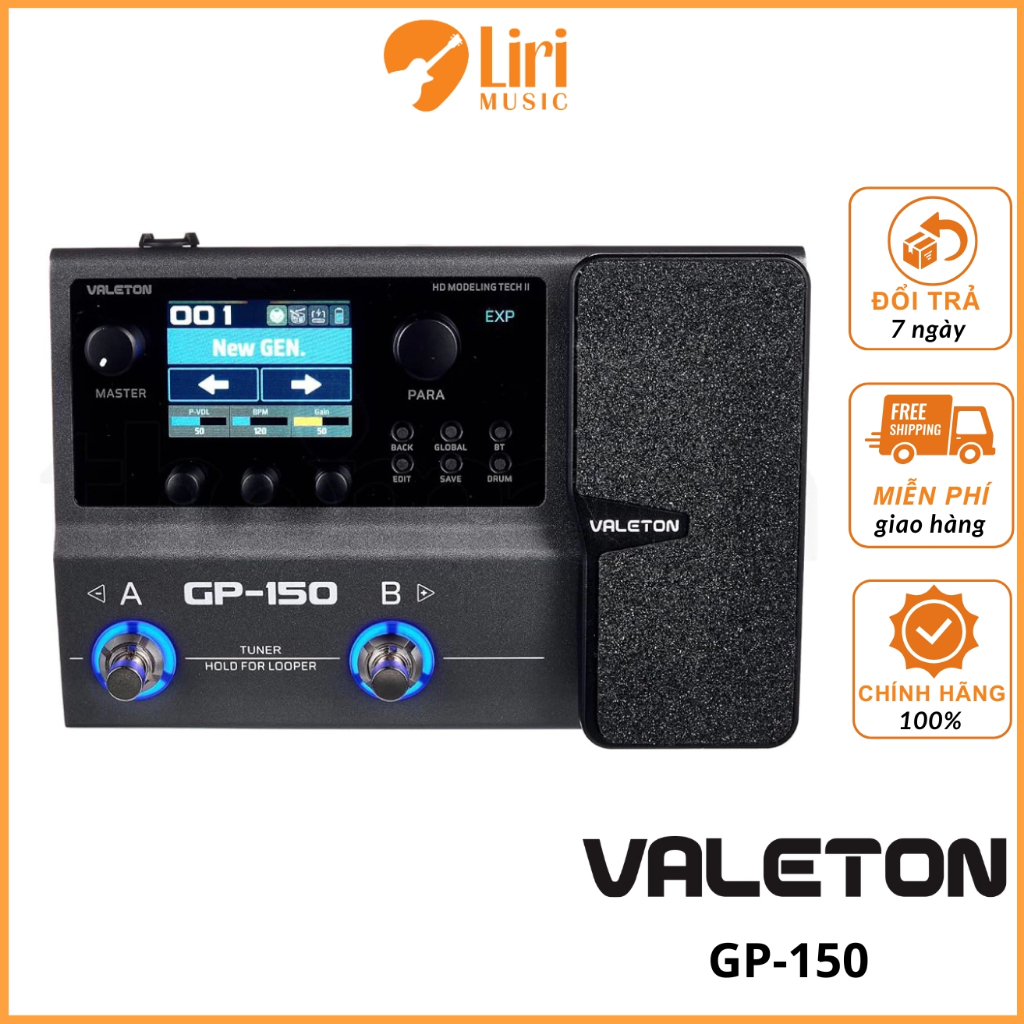 Fuzz Guitar điện Valeton GP-150 Chính Hãng| LiRi Music