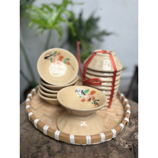 🌿🌼🌱Sét 10 Chén Bèo Kem Hoa Văn Xưa💢🌿 <ĐỘC và LẠ> 😋😚