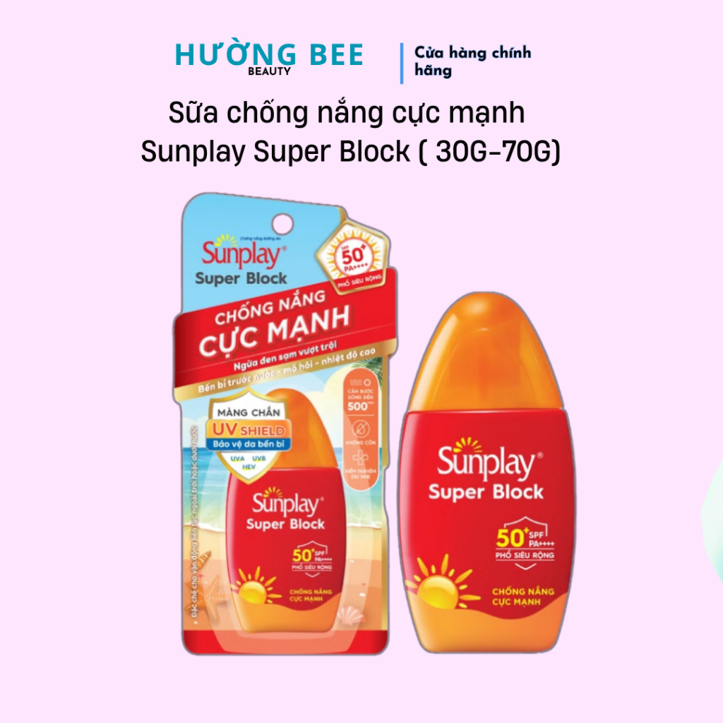 [30-70g] Sữa Chống Nắng Cực Mạnh S u nplay Super Block SPF50+