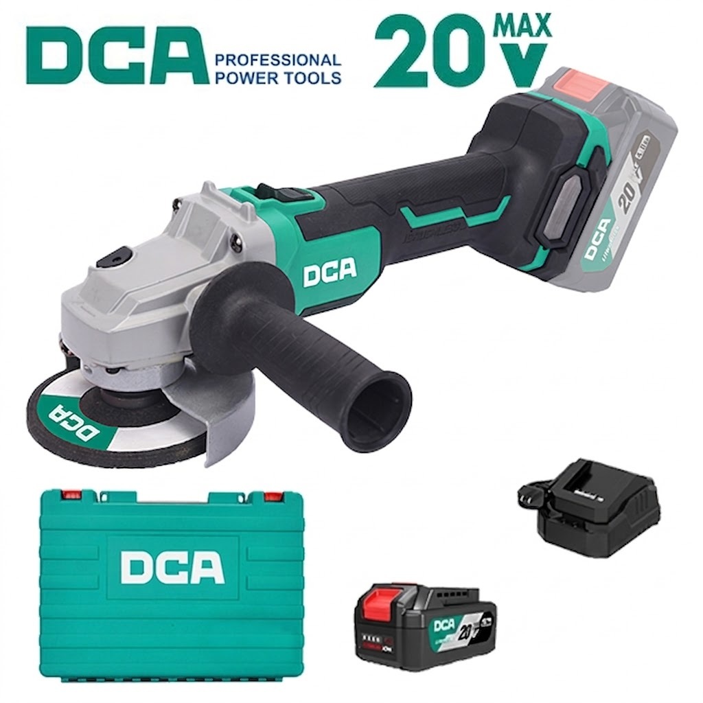 Máy Mài Góc không chổi than dùng Pin 100MM DCA ADSM03-100DM