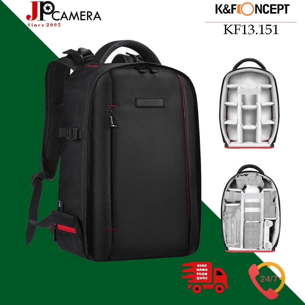 Balo đựng máy ảnh K&F Concept 18L-KF13.151