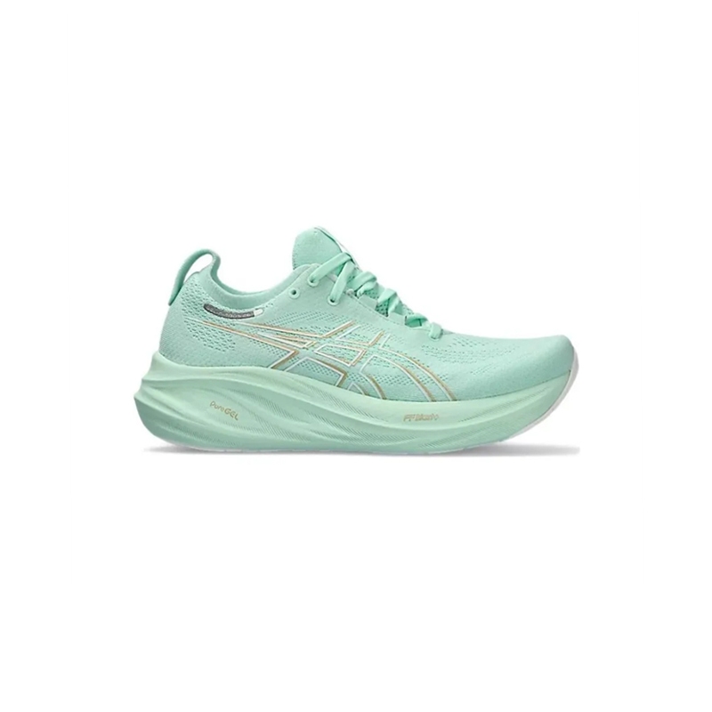 Asics GEL Nimbus 26 " Green "Chạy giày giải trí Breathable mềm đế chống trượt