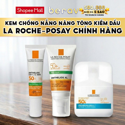 Kem Chống Nắng La Roche Posay kiềm dầu cho da dầu mụn Dry Touch Anthelios XL UVB UVA SPF 50+ (15/50ml)