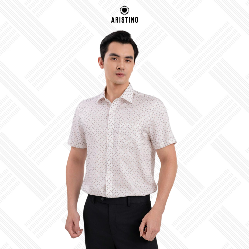 Áo Sơ Mi Ngắn Tay Nam Aristino Business Regular Fit 1SS214SAH2