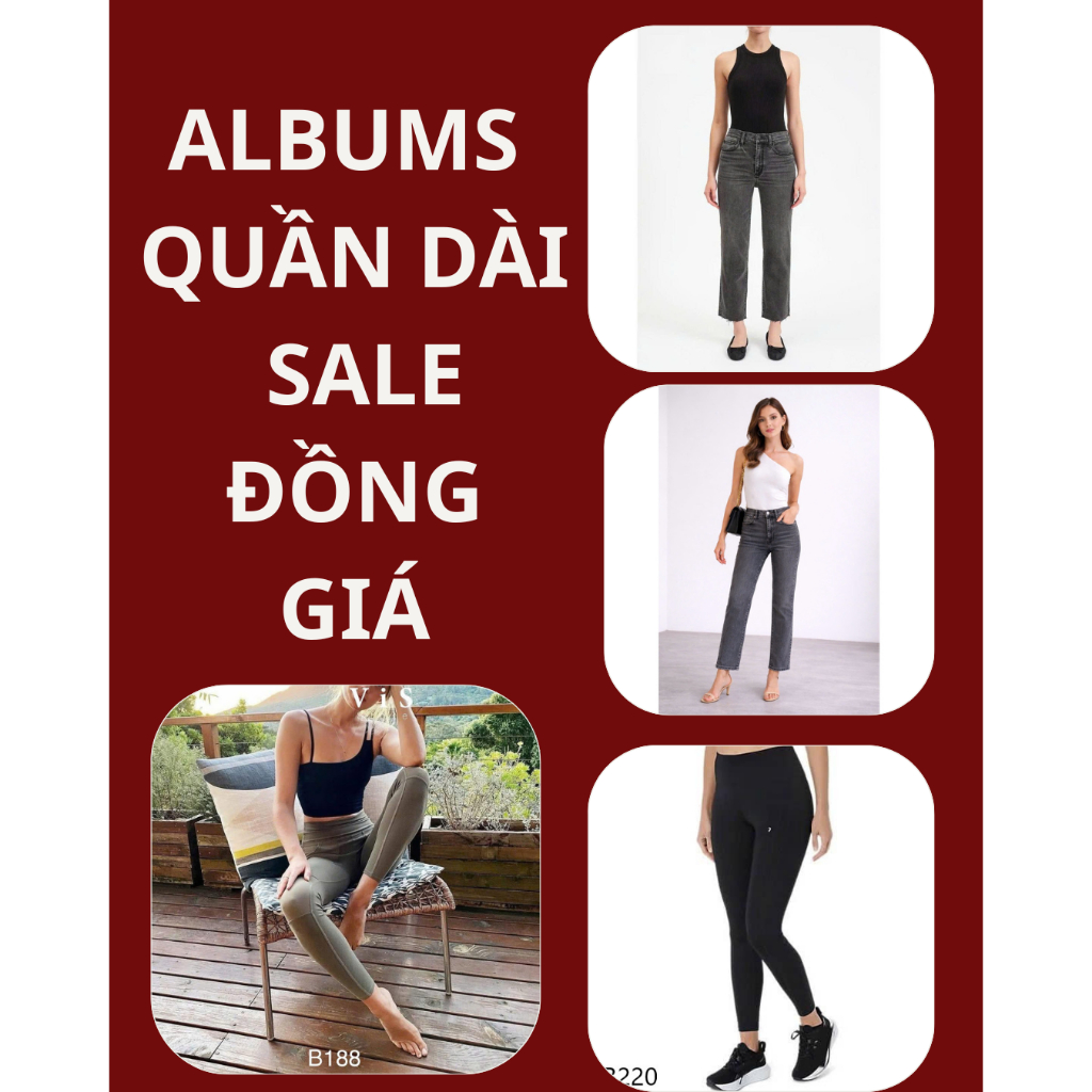 Vis Store - Album sale quần jean nữ (Hàng mẫu, lẻ size, bigsize)