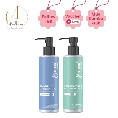 Gel rửa mặt Emmié Soothing and Hydrating, Pore Purifying and Blemish làm sạch sâu cho mọi loại da
