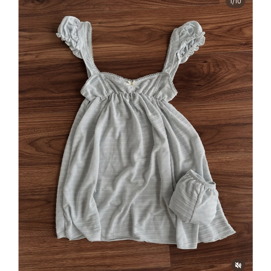 ONSRA.CO Váy ngủ babydoll nơ ngực tiểu thư _ Nebula set | BigBuy360 - bigbuy360.vn