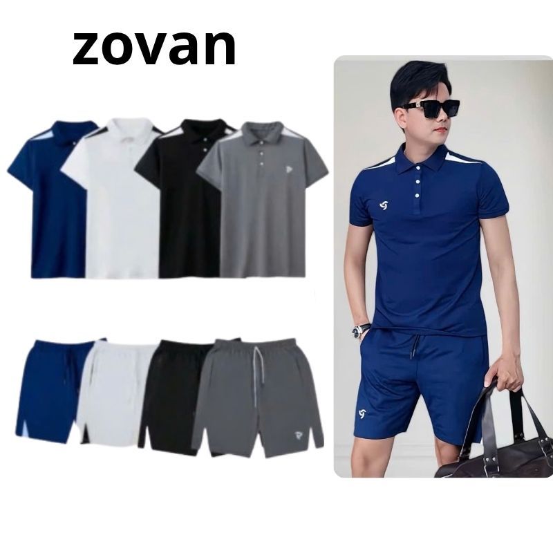 Bộ Quần Áo nam nữ thể thao chất vải cá sâu CVC cổ polo