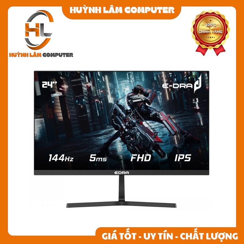 Màn hình gaming EDRA EGM24F144S 24 inch FullHD 144Hz - Chính Hãng Phân Phối