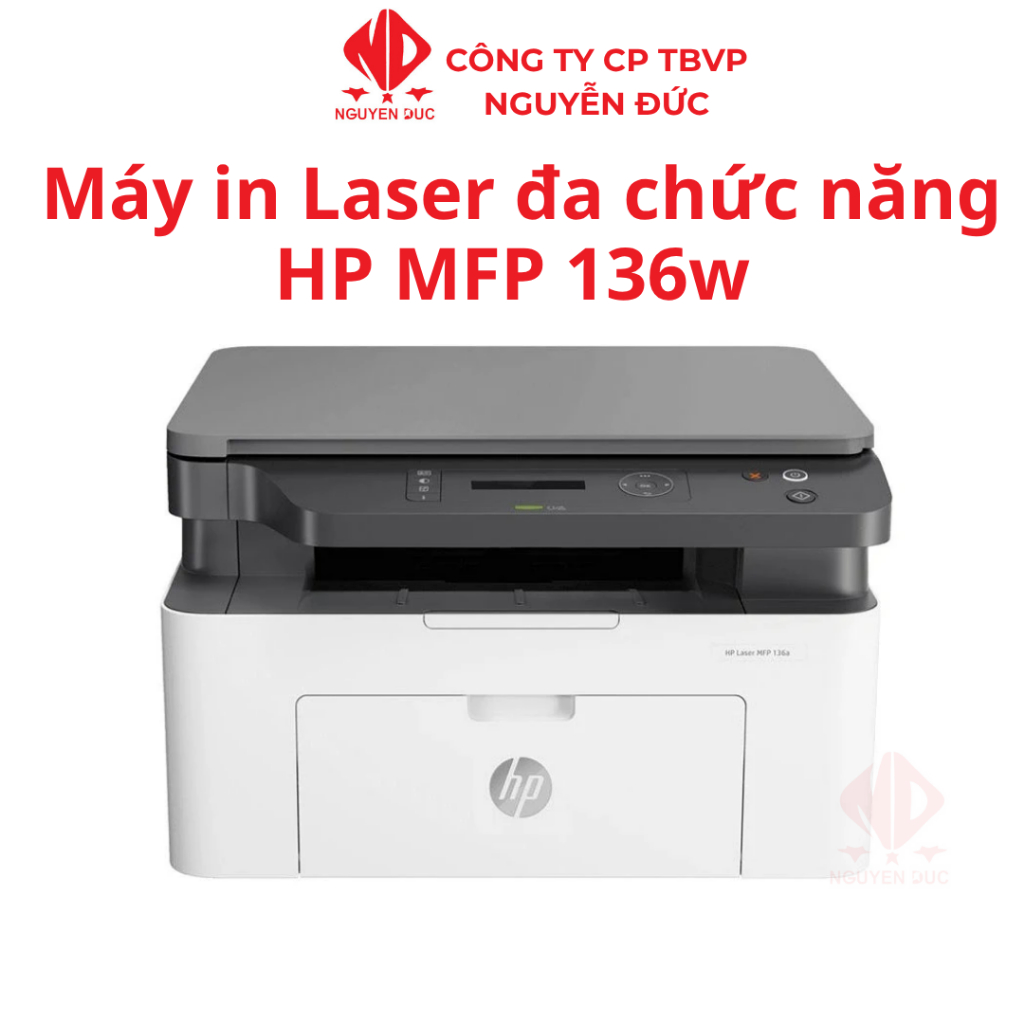Máy in Laser đa chức năng HP MFP 136w - In / Copy / Scan / USB