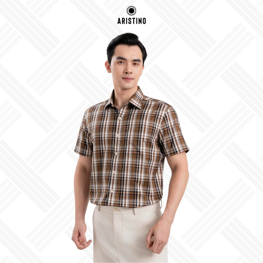 Áo Sơ Mi Ngắn Tay Nam Aristino Business Regular Fit 1SS219SAH2