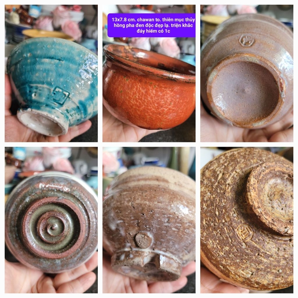 Chawan bát trà Gốm nhật đẹp lạ