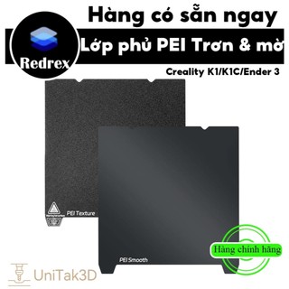 REDREX Tấm PEI hai mặt 235x235mm cho Creality K1/K1C/Ender 3 V3 SE/KE