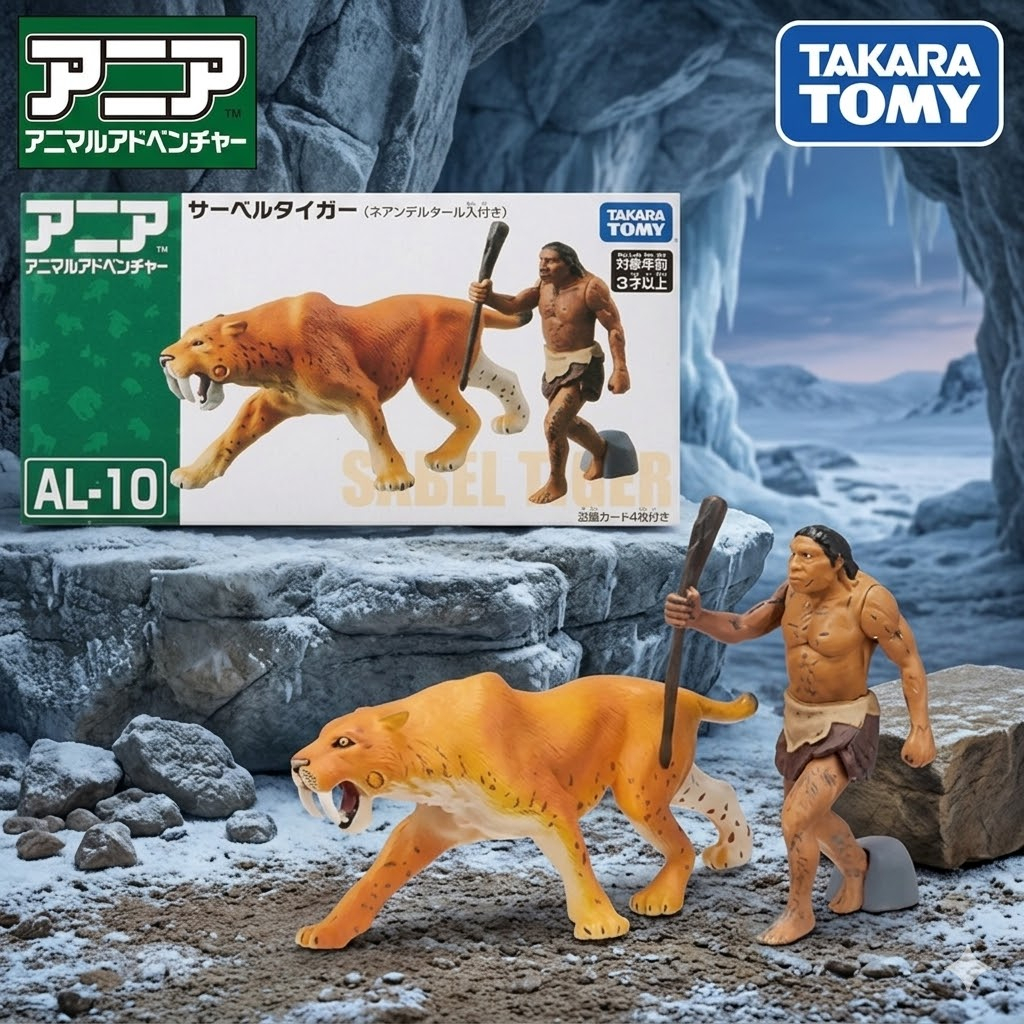 Mô Hình ANIA AL-10 Saber Tiger Takara Tomy Animal Adventure Zoids Figure