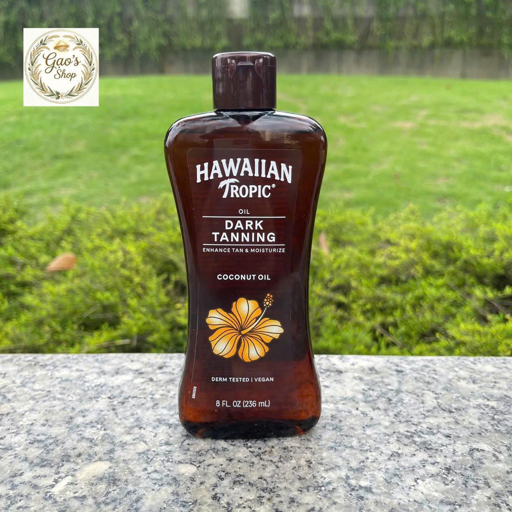 Dầu Phơi Nắng hỗ trợ làm nâu da Hawaiian Tropic Dark Tanning Oil 236ml-Hàng Mỹ