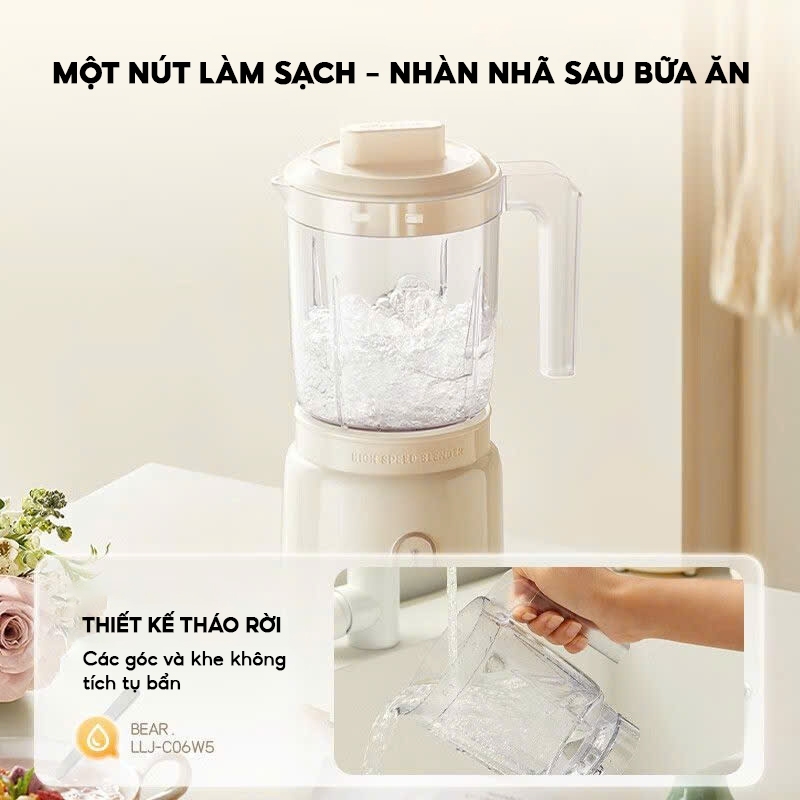 Máy xay sinh tố Bear LLJ-C06Z3 Proda thiết kế hiện đại, hiệu suất cao lựa chọn tối ưu cho gia đình