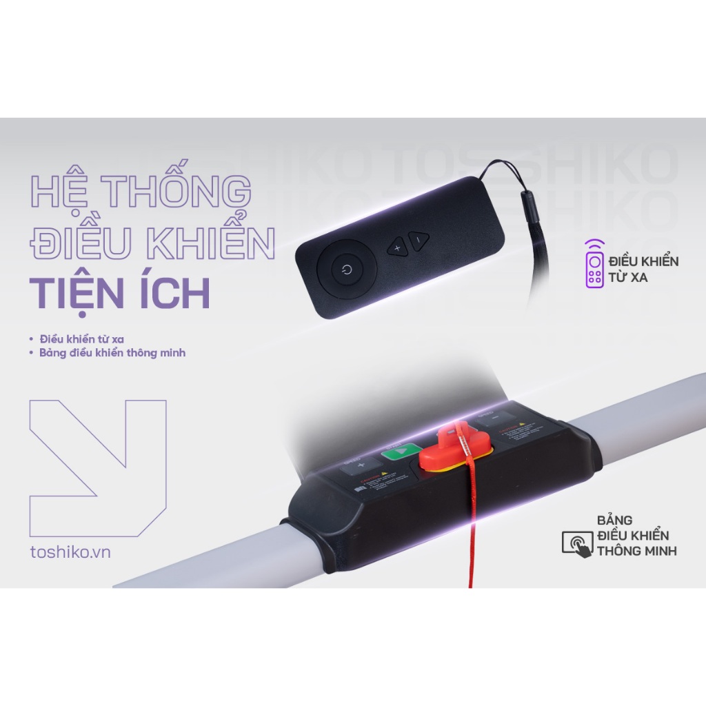 Máy chạy bộ thể dục thể thao tại nhà Toshiko Gen Z, giúp tăng cơ giảm mỡ, rèn luyện sức khỏe, bảo hành 24 tháng | BigBuy360 - bigbuy360.vn