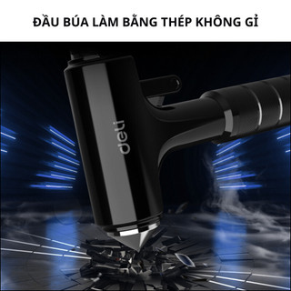 Dụng cụ sinh tồn, Búa Thoát Hiểm Khẩn Cấp Tích Hợp Đèn LED Cho Xe Ô Tô Deli - 3in1