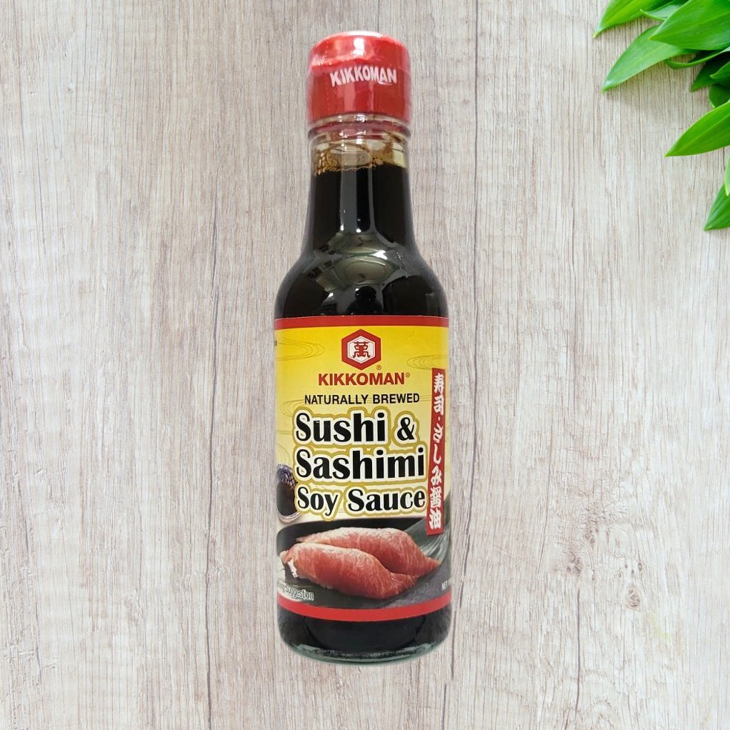 [chai Sushi & Sashimi 150ml]  NƯỚC TƯƠNG CHẤM SUSHI & SASHIMI SINGAPORE KIKKOMAN Sushi & Sashimi Soy