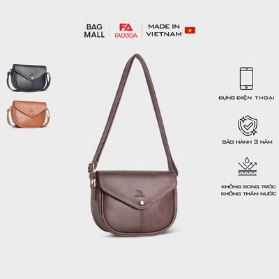 Túi đeo chéo nữ nhiều ngăn FADODA FN19 hình bán nguyệt