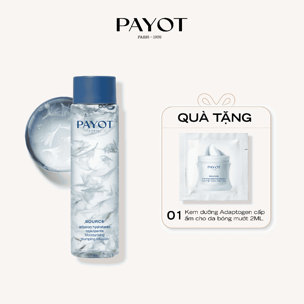 DƯỠNG CHẤT CẤP ẨM CHO DA ẨM MỌNG PAYOT (Source Infusion Hydratante Repulpante) 125ml