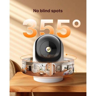 Camera WiFi trong nhà Tenda CP3/CP3 PRO/CP7 Full HD 3MP/5MP, Xoay ngang/nghiêng 360°, Tương tác hai chiều