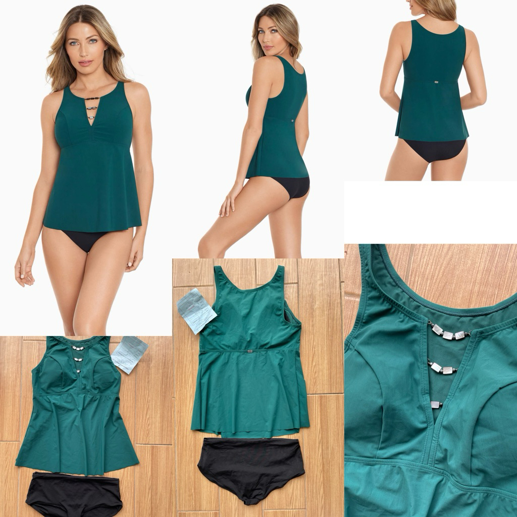 [Size 8us]Thanh lý tồn kho bộ bơi tankini xịn đẹp mix áo Am0ressa quần H+M