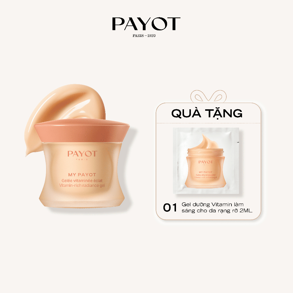 GEL DƯỠNG VITAMIN LÀM SÁNG CHO DA RẠNG RỠ PAYOT (My Payot Gelee Vitaminee Eclat)