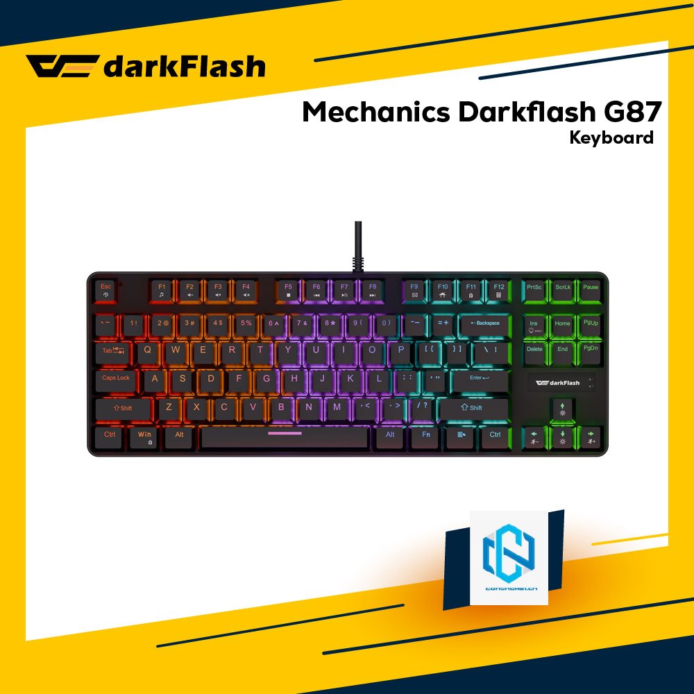 BÀN PHÍM CƠ CÓ DÂY DARKFLASH G87 BLACK