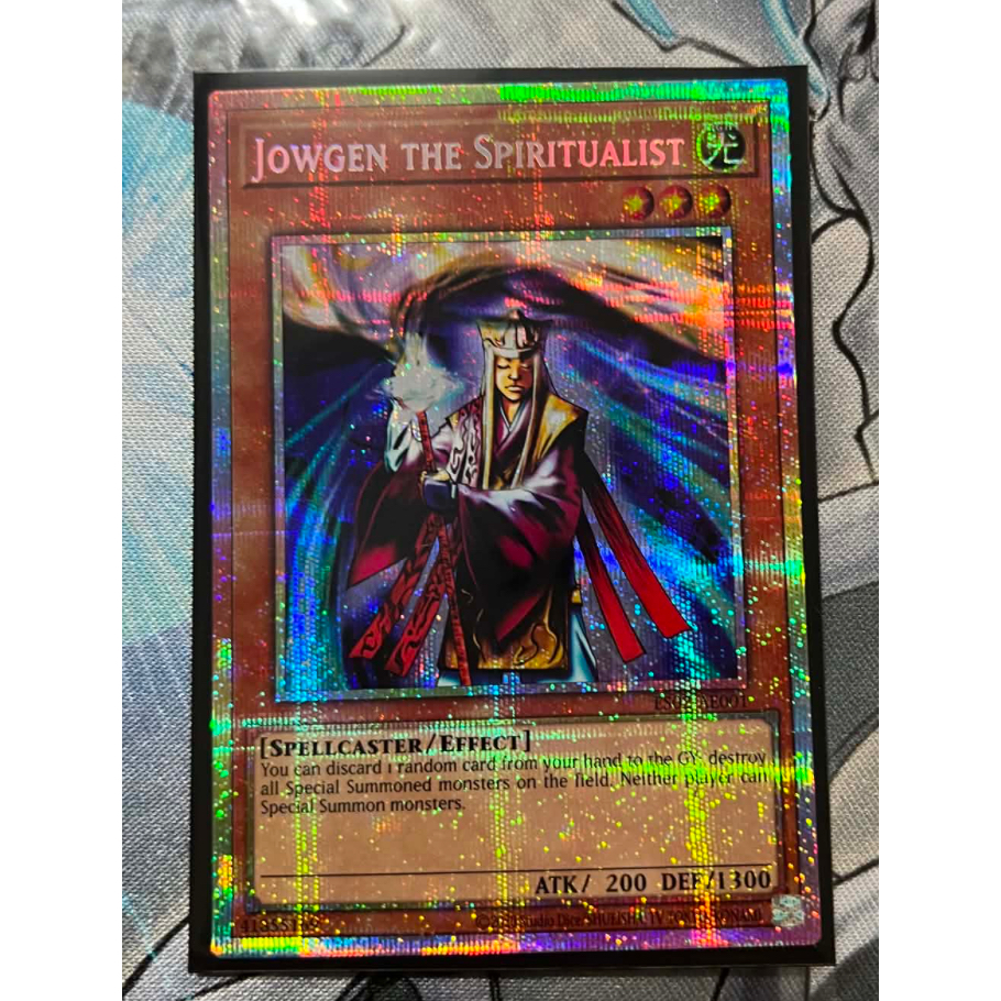 TGT Yugioh chính hãng x1 card ES02-AE001 Jowgen the Spiritualist (Prismatic Secret Rare)