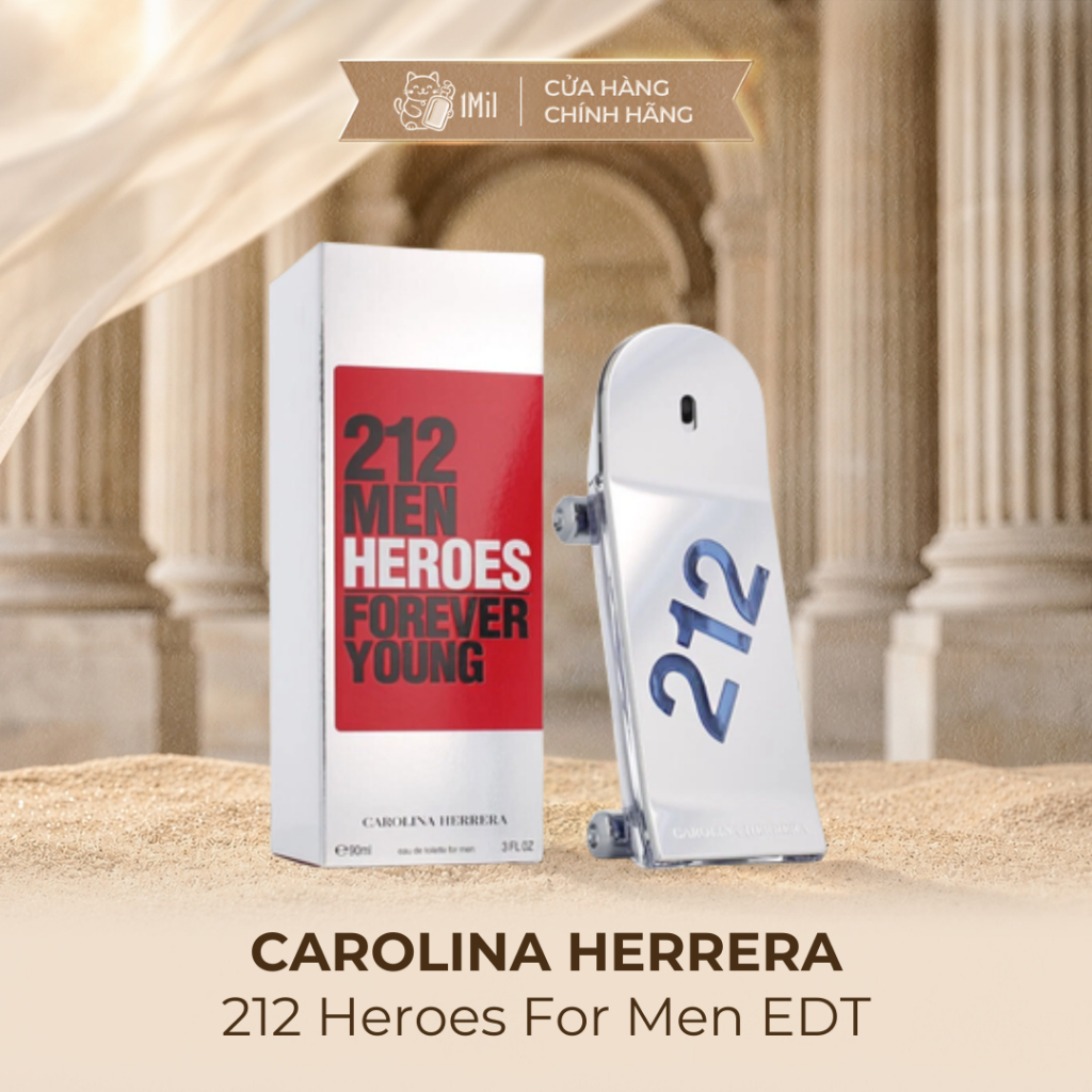 [1MIL] [Hỏa tốc HCM] Nước hoa Carolina Herrera 212 Heroes For Men EDT