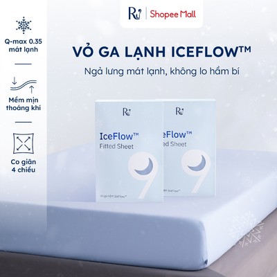 [MỚI RA MẮT] Vỏ Ga Lạnh IceFlow™ Ru9 | Công Nghệ Làm Mát Tức Thì | Mềm Mịn - Thoáng Khí | 4 Màu Sắc | Nhiều Kích Thước