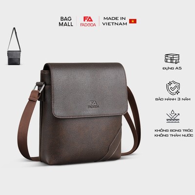 Túi đeo chéo nam dáng đứng Fadoda FDC18