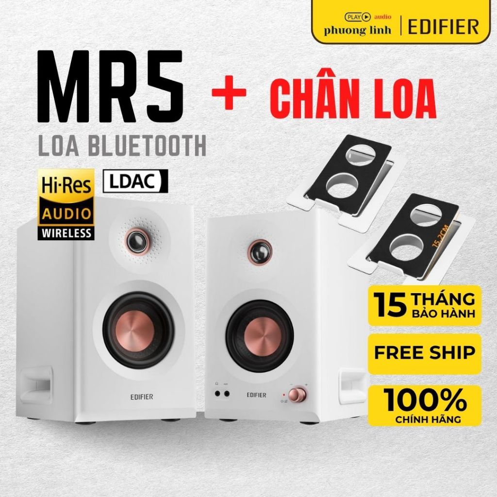Edifier MR5 Bộ Loa kiểm âm (có 2 loa), 110W (RMS),Hi-Res Audio, Bluetooth 6.0 - Hàng Chính Hãng