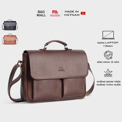 Túi xách da nam công sở Fadoda FDC7