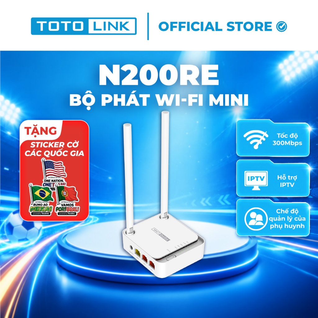 [Hoả Tốc] Bộ phát Wi-Fi chuẩn N TOTOLINK N200RE V5