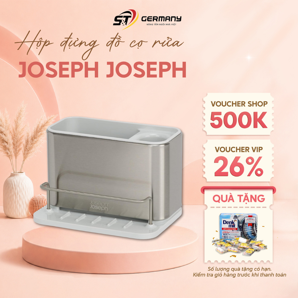 HCM Hộp đựng đồ cọ rửa Surface Sink Joseph 851693 màu bạc model 2024  GermanySnT 510092