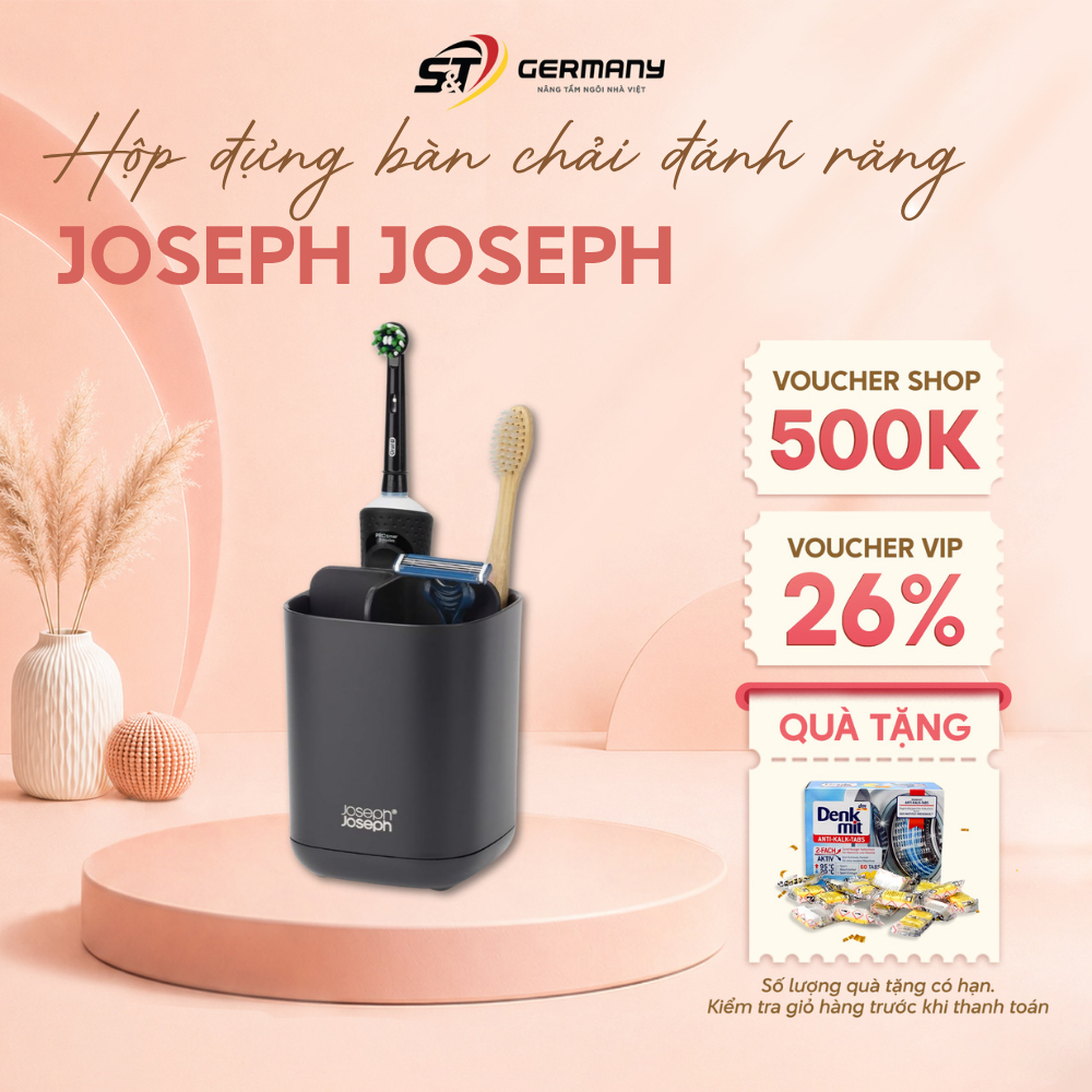 HCM Hộp đựng bàn chải đánh răng Joseph Joseph EasyStore 70598 màu đen cao cấp GermanySNT