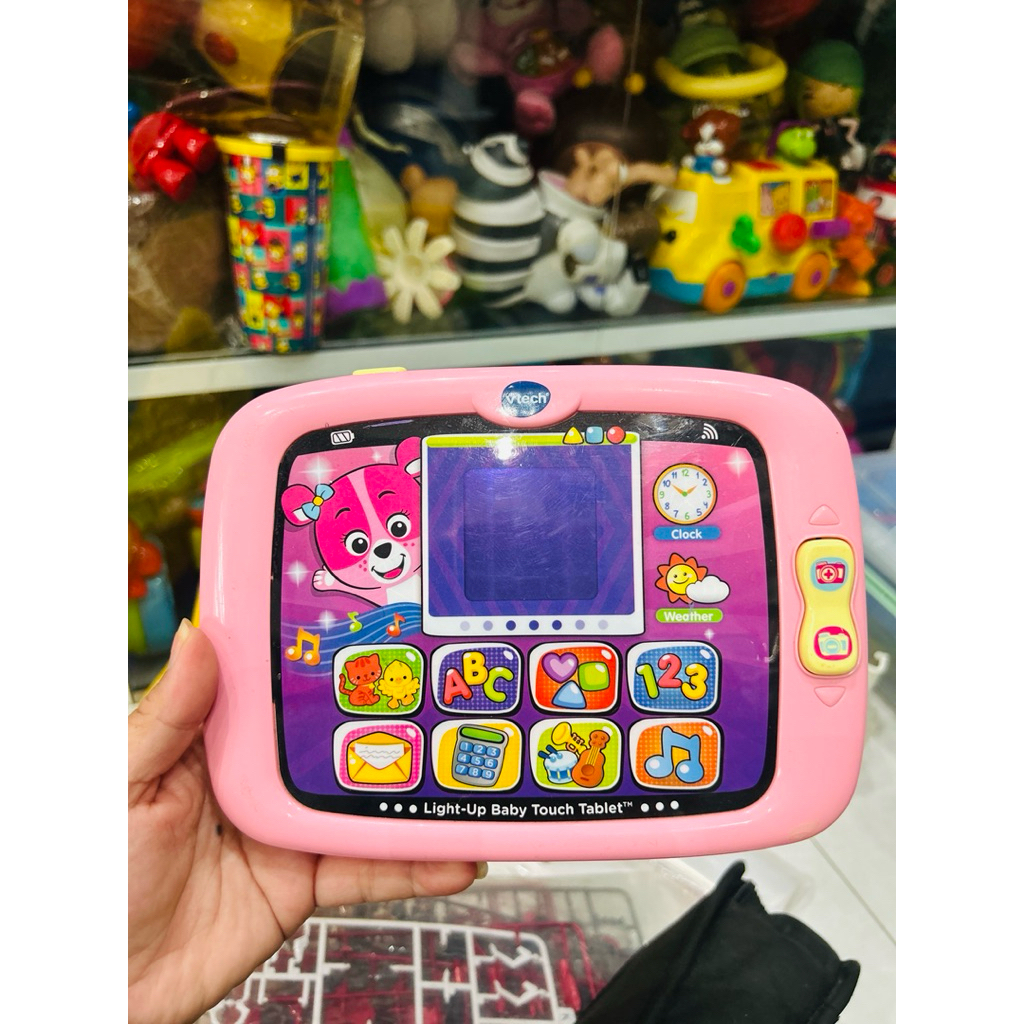 Đồ chơi nhạc đèn VTech Light-Up Baby Touch Tablet, Pink