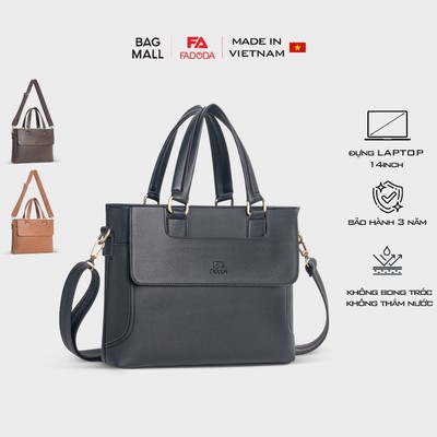Cặp da công sở unisex Fadoda FCD304