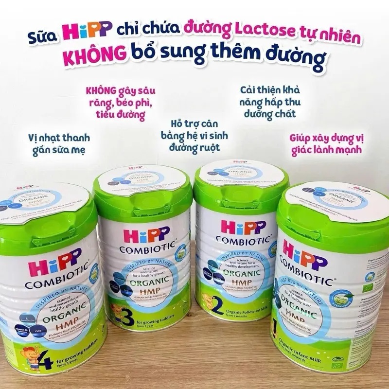 Combo 3-6 hộp sữa Hipp 1, 2,3, Combo Sữa Dê HiPP Organic tiết kiệm