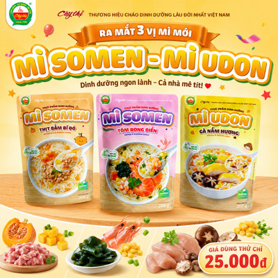 Mì Somen, Mì Udon Đủ Vị 200G - Cây Thị