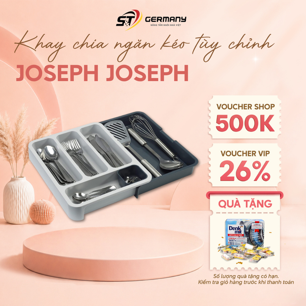 Khay chia ngăn kéo tùy chỉnh Joseph Joseph DrawerStore Expandable 85042  GermanySnT HCM 140033