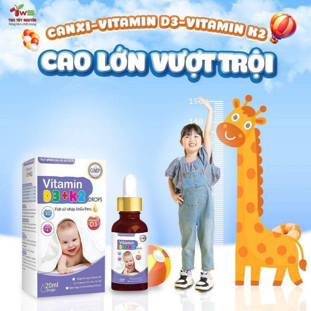 Vitamin D3+K2 drops